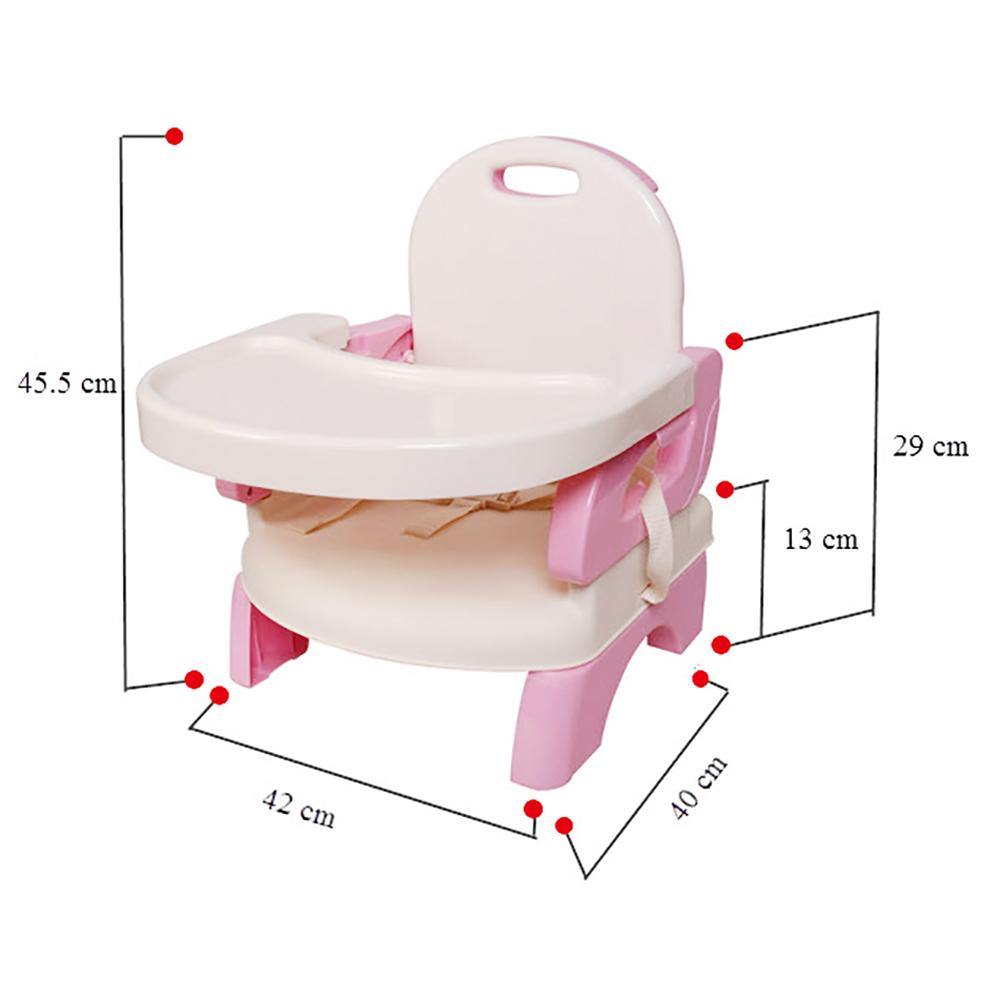 Mastela Baby Booster Seat and Fold Up Chair for Toddler 1+ Year- Pink