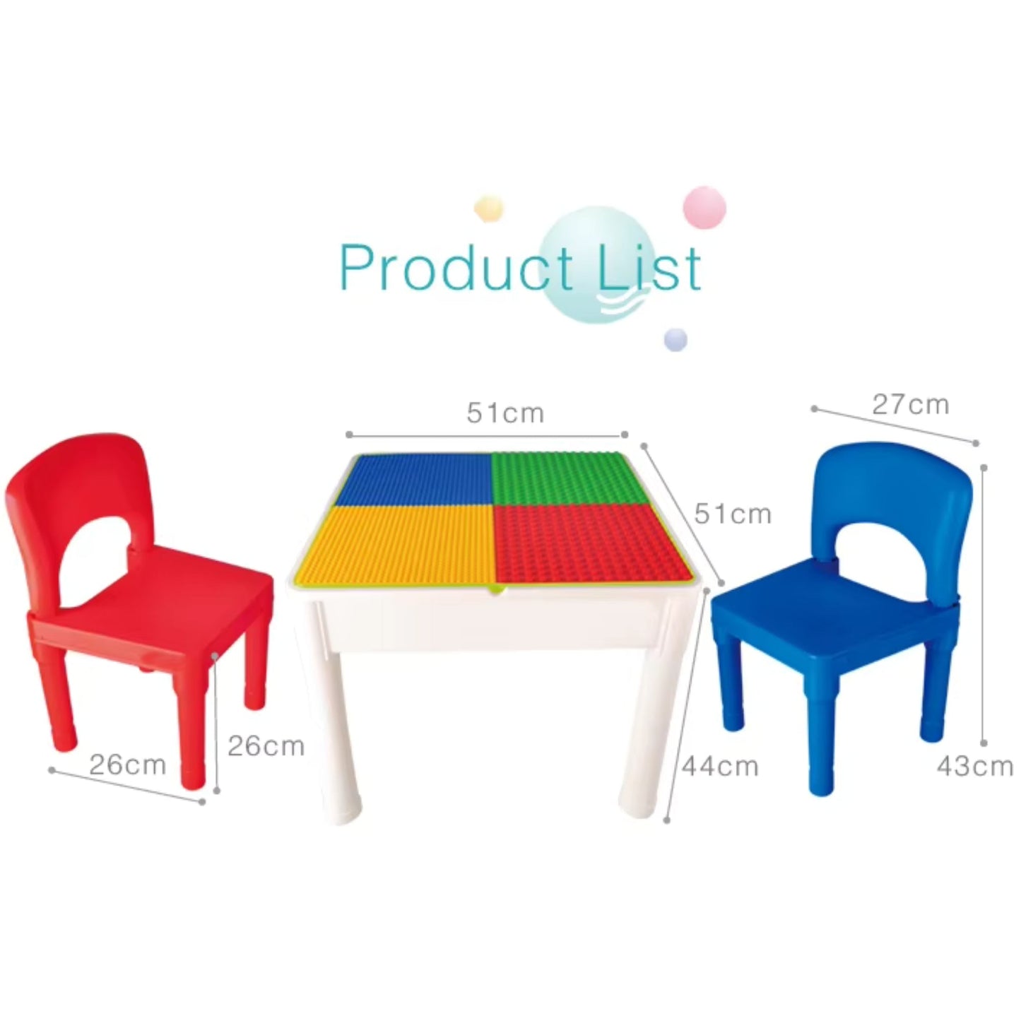 Little Angel – Kids Activity Learning Table with Chair Set