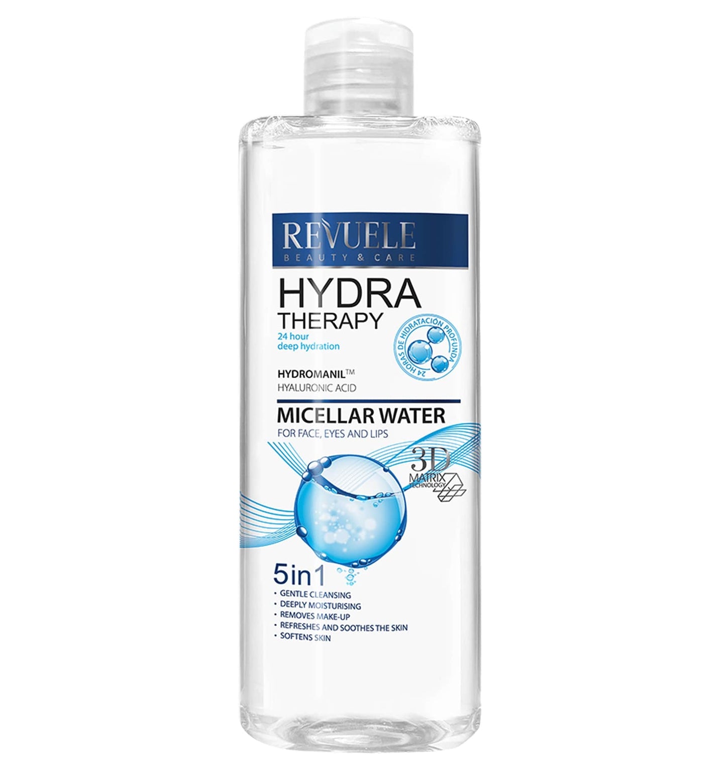 REVUELE MICELLAR WATER BLUE 5N1 400ML
