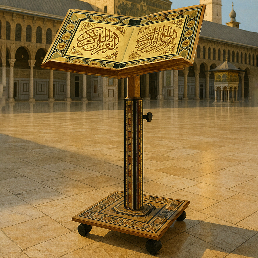 Damascene Mosaic Quran Stand