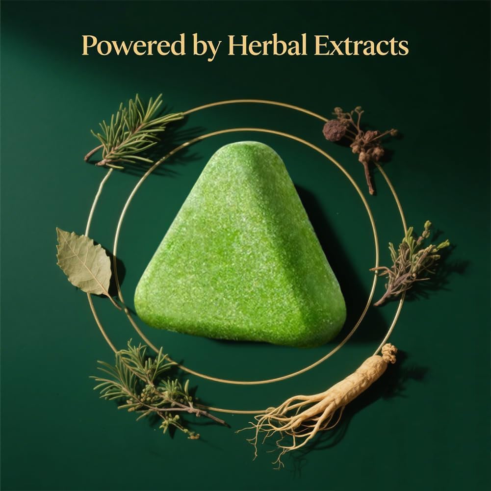 Seven Green Natural Herbal Shampoo Soap – Ultimate Scalp Care & Hair Root
