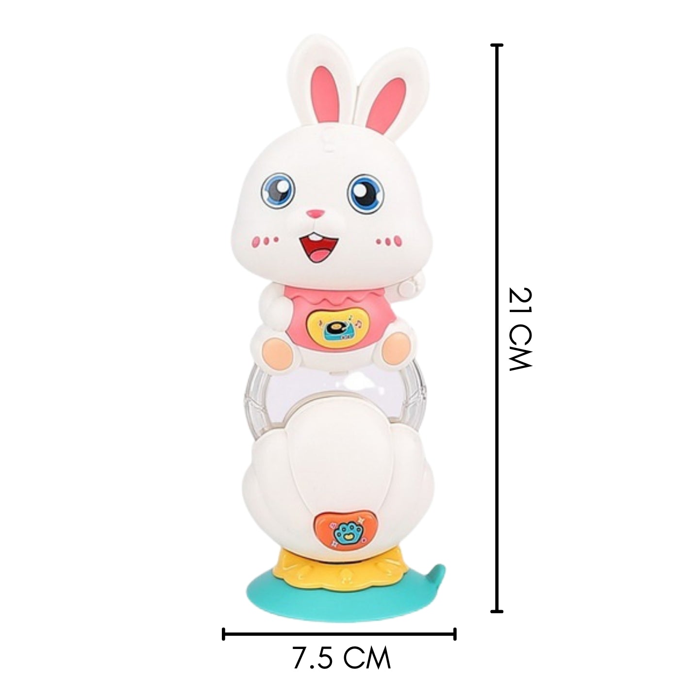 Little Angel-Baby Musical Rattle Toy for Infants with Sound - Pink