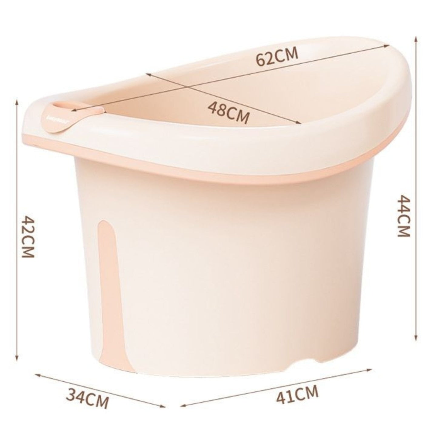 Little Angel - Baby Bathtub With Seat Support For Newborn - Yellow
