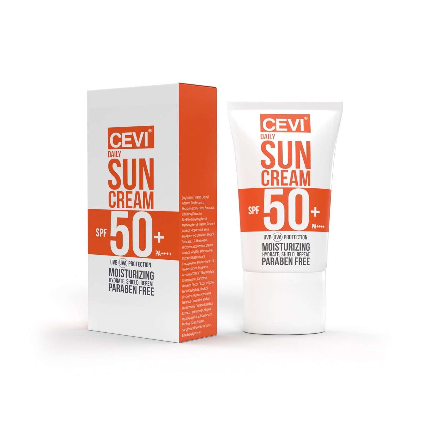 CEVI® Daily Sun Cream SPF50+ - Clear