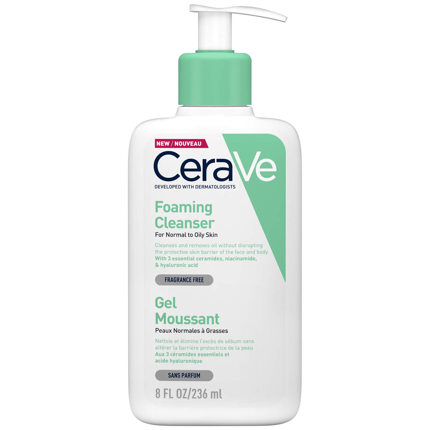 CeraVe Foaming Cleanser Normal To Oily Skin 236ml