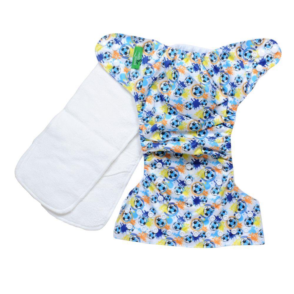 Green Future Baby Cloth Diaper all in one Reusable Soccer