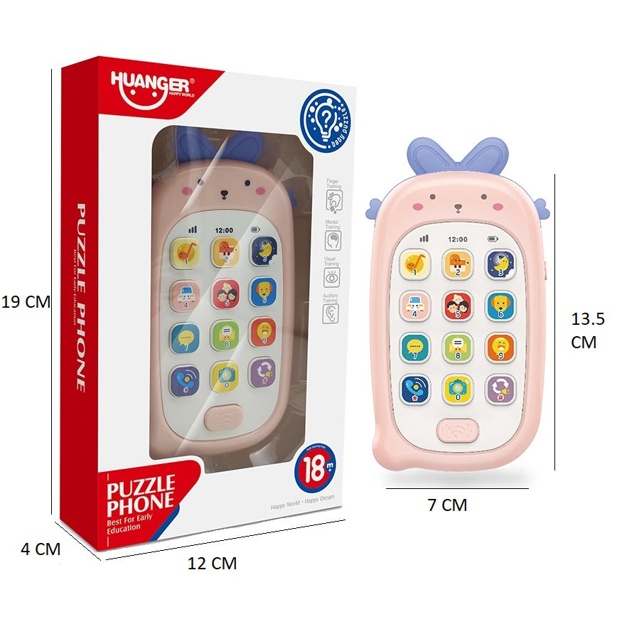 Huanger - Kid's Musical Fun Animal Mobile Phone - Multicolor