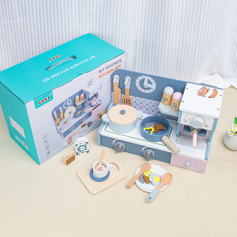 Little Angel - Kids Wooden Kitchen Stove – Pretend Cooking Playset