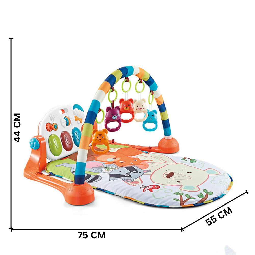 Little Angel – Baby Play Gym Activity Mat with Musical Floor Toys