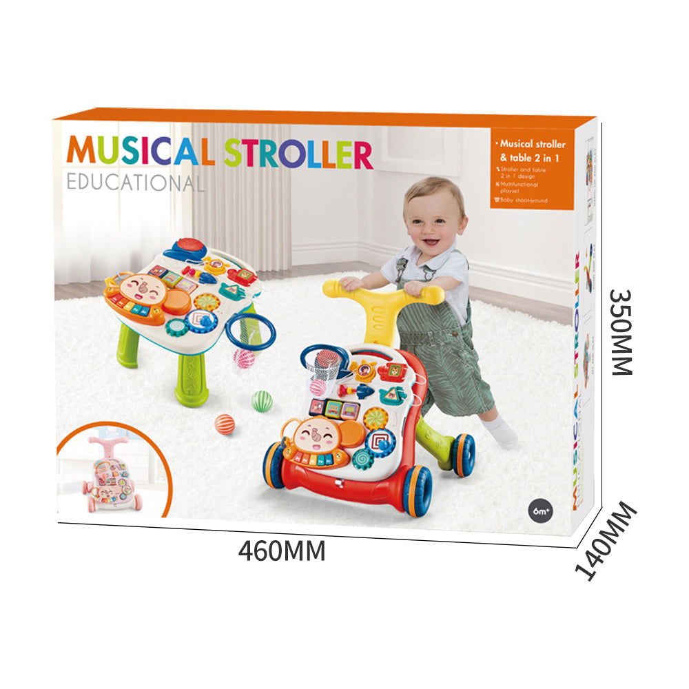Little Angel – Learning Baby Walker with Musical Activity Board & Push