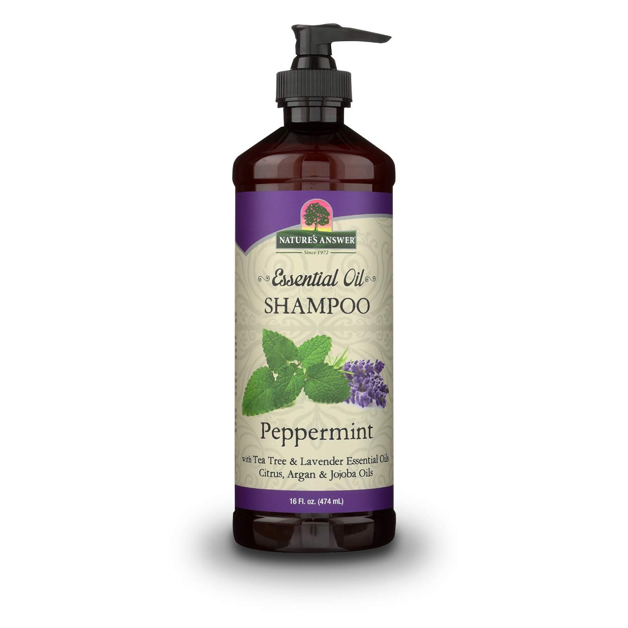 Nature's Answer - Essential Oil Shampoo, Peppermint 474ML