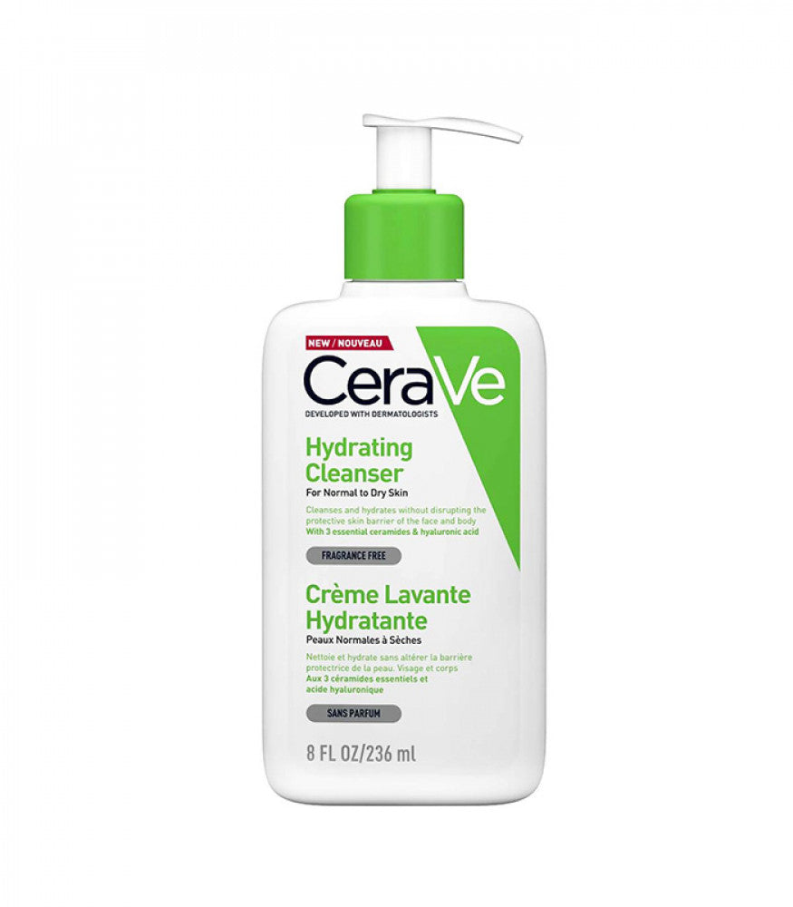 CeraVe Hydrating Cleanser with Hyaluronic Acid for Normal to Dry Skin 236ml