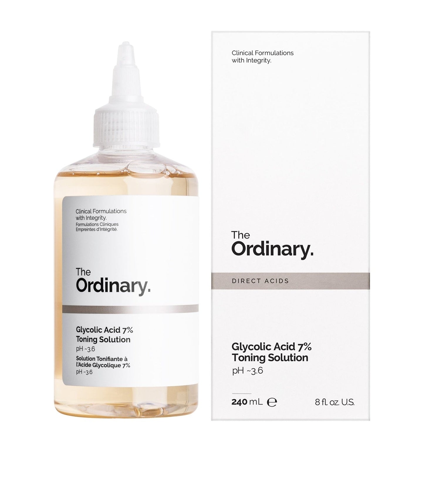 The Ordinary Direct Acids Glycolic Acid 7% Toning Solution 240ML