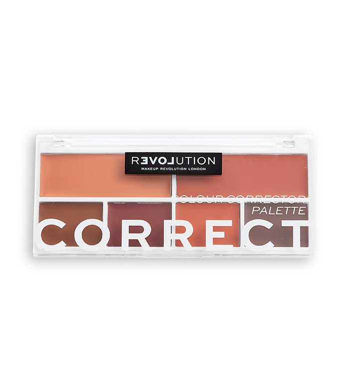 Revolution Relove - Correct Me colour corrector palette - Warm Eye Shadow 6in1 Blusher