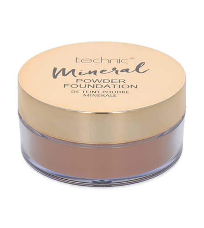 Technic Cosmetics - Powder Foundation Mineral Powder Foundation - Honey 10G