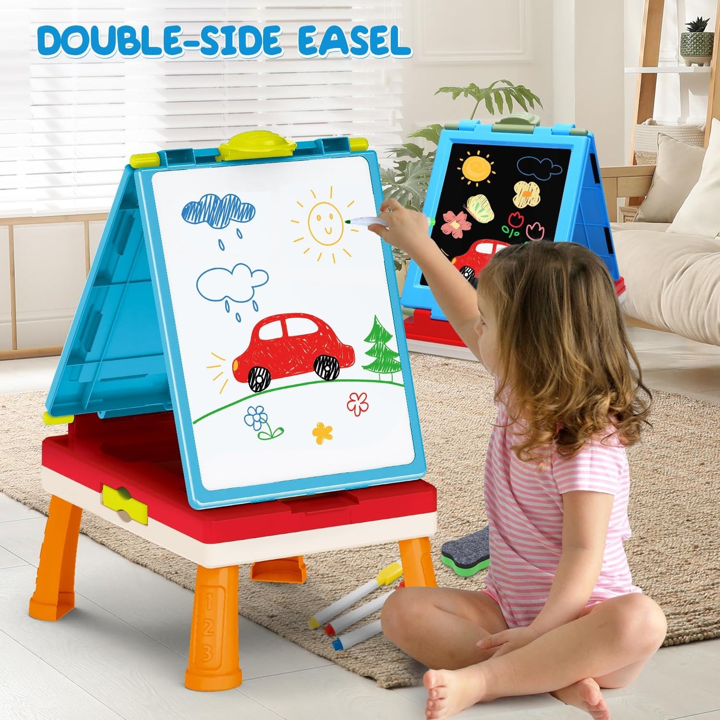 Little Angel – Kids Drawing & Writing Table Double Sided