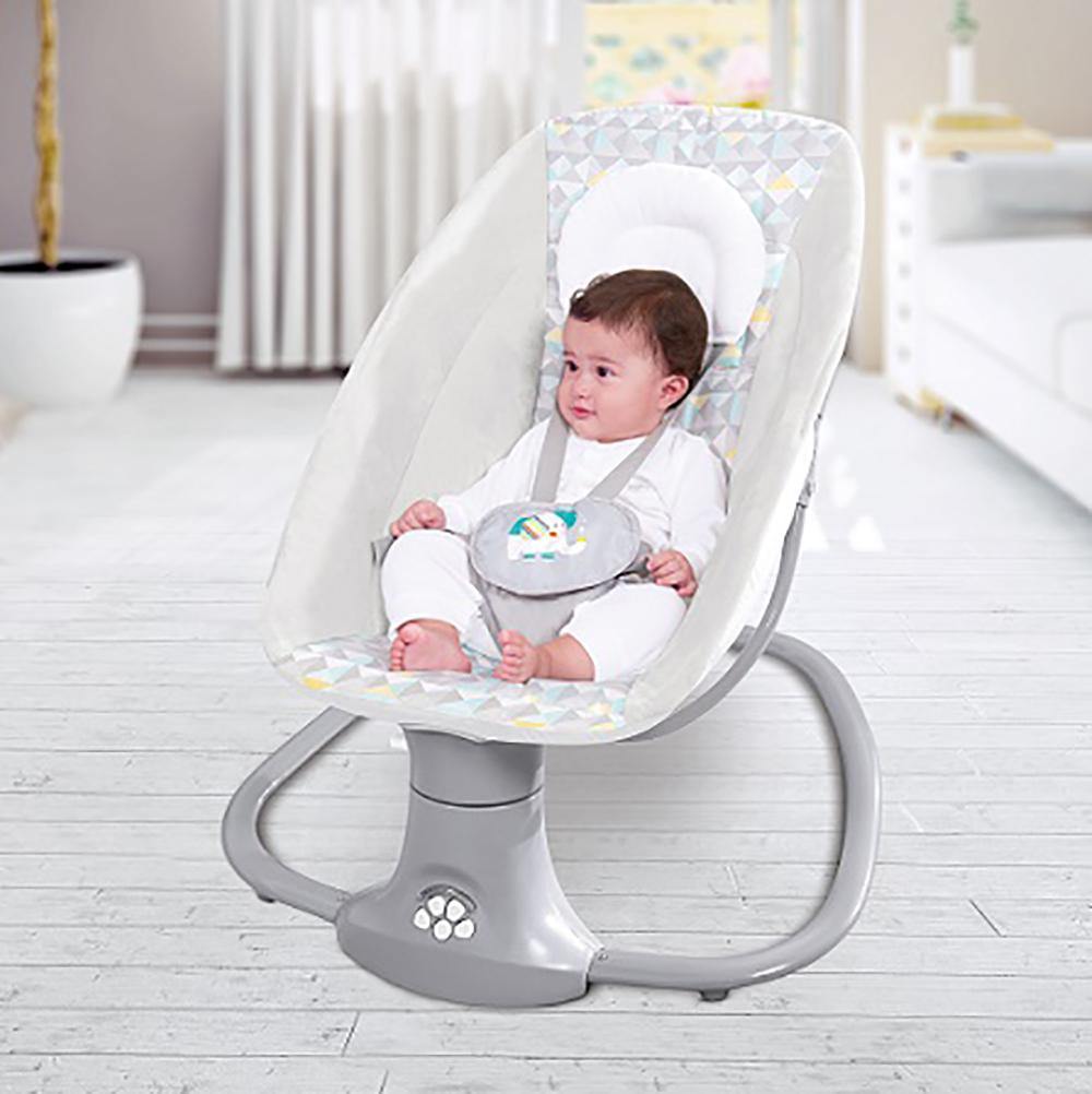 Mastela Baby Swing Bassinet Cardle Bed 3 In 1 Newborn to Toddler -Grey