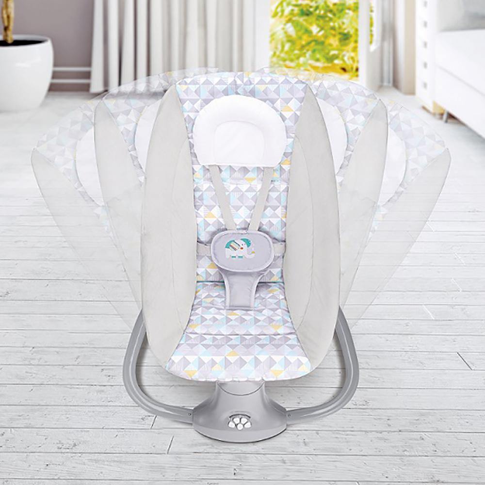 Mastela Baby Swing Bassinet Cardle Bed 3 In 1 Newborn to Toddler -Grey
