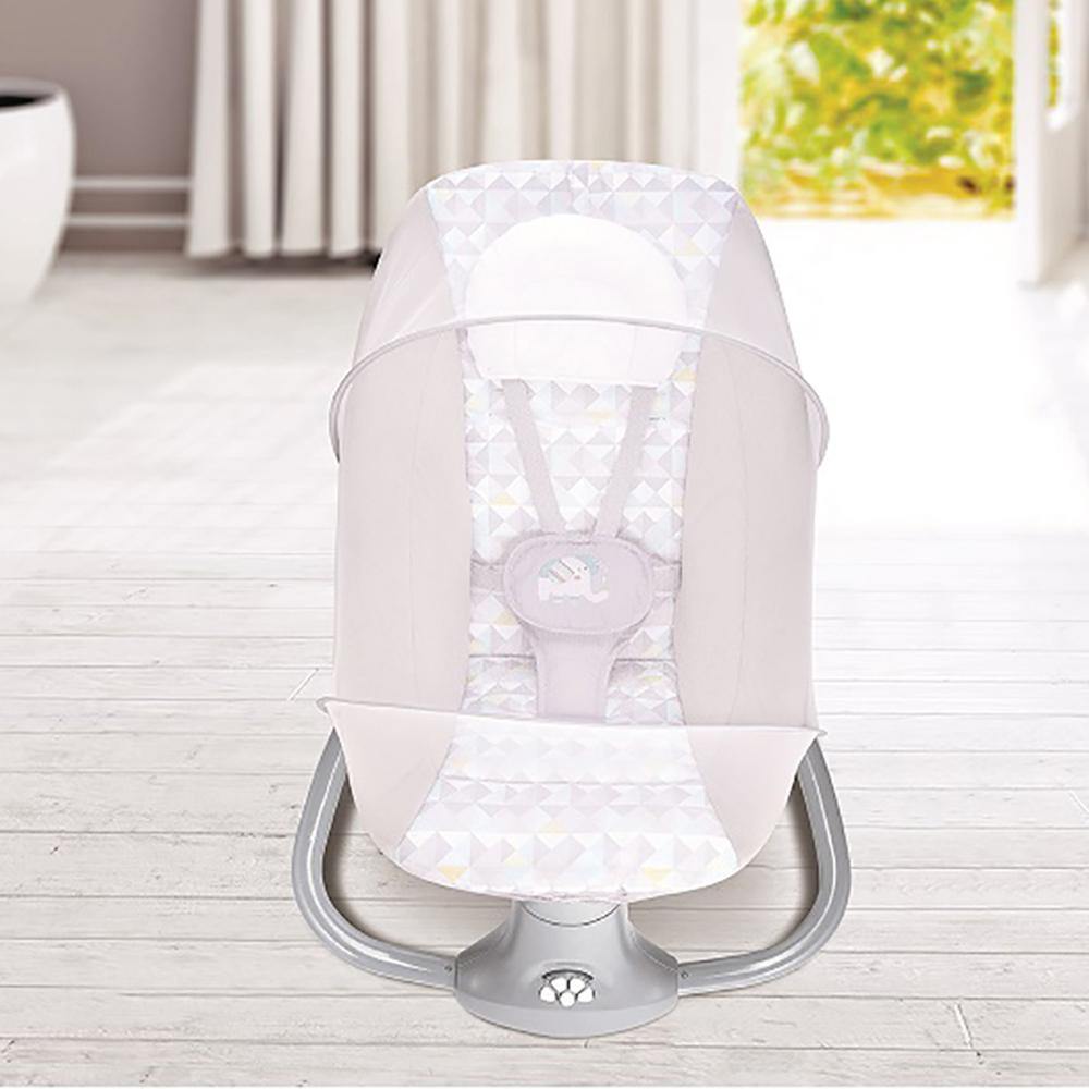Mastela Baby Swing Bassinet Cardle Bed 3 In 1 Newborn to Toddler -Grey