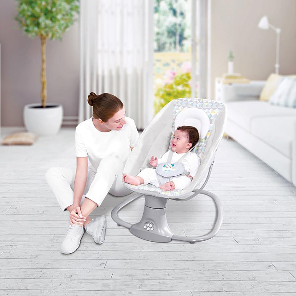 Mastela Baby Swing Bassinet Cardle Bed 3 In 1 Newborn to Toddler -Grey