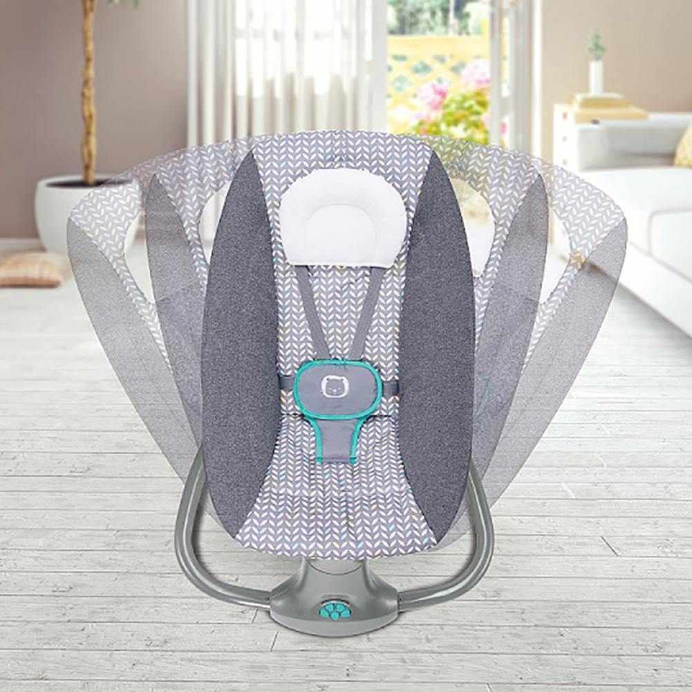Mastela Baby Swing Bassinet Cardle Bed 3 In 1 Newborn to Toddler -Grey