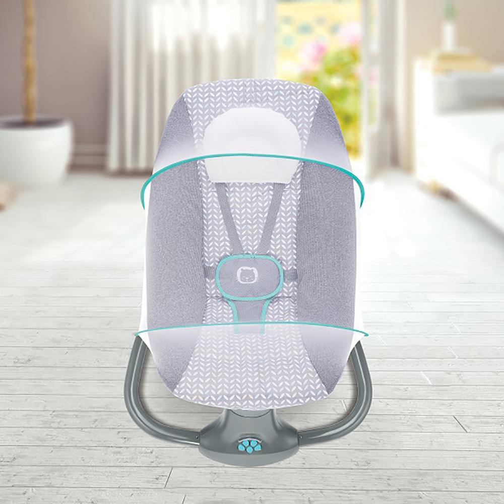 Mastela Baby Swing Bassinet Cardle Bed 3 In 1 Newborn to Toddler -Grey