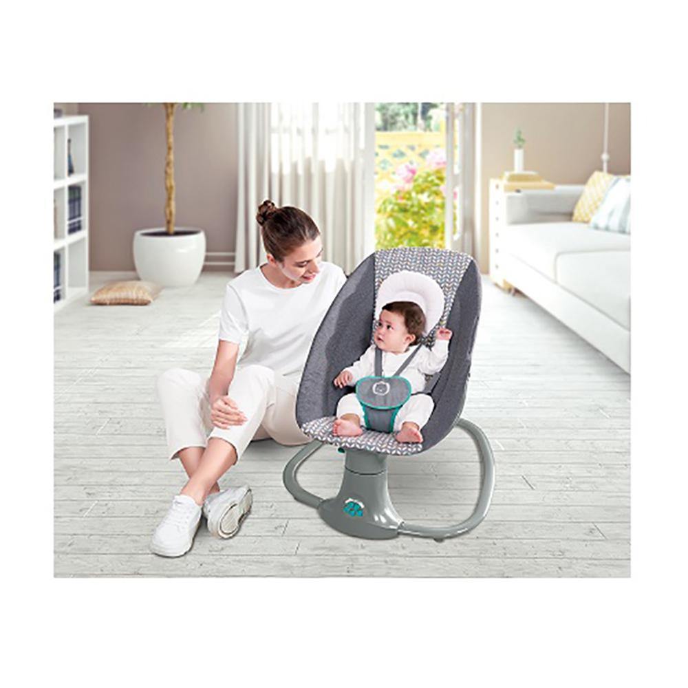 Mastela Baby Swing Bassinet Cardle Bed 3 In 1 Newborn to Toddler -Grey
