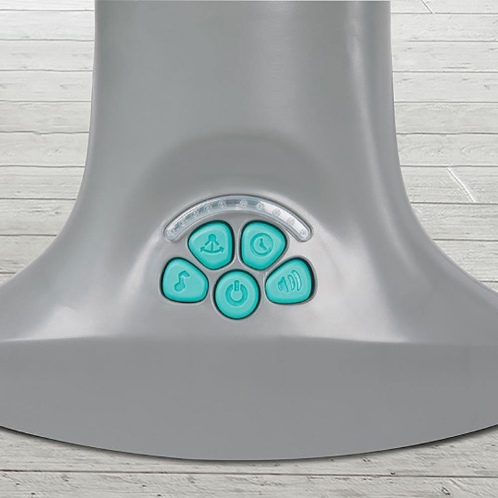 Mastela Baby Swing Bassinet Cardle Bed 3 In 1 Newborn to Toddler -Grey