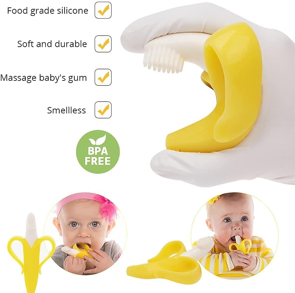Little Angel Baby Silicone Soft Teething Toy - Banana