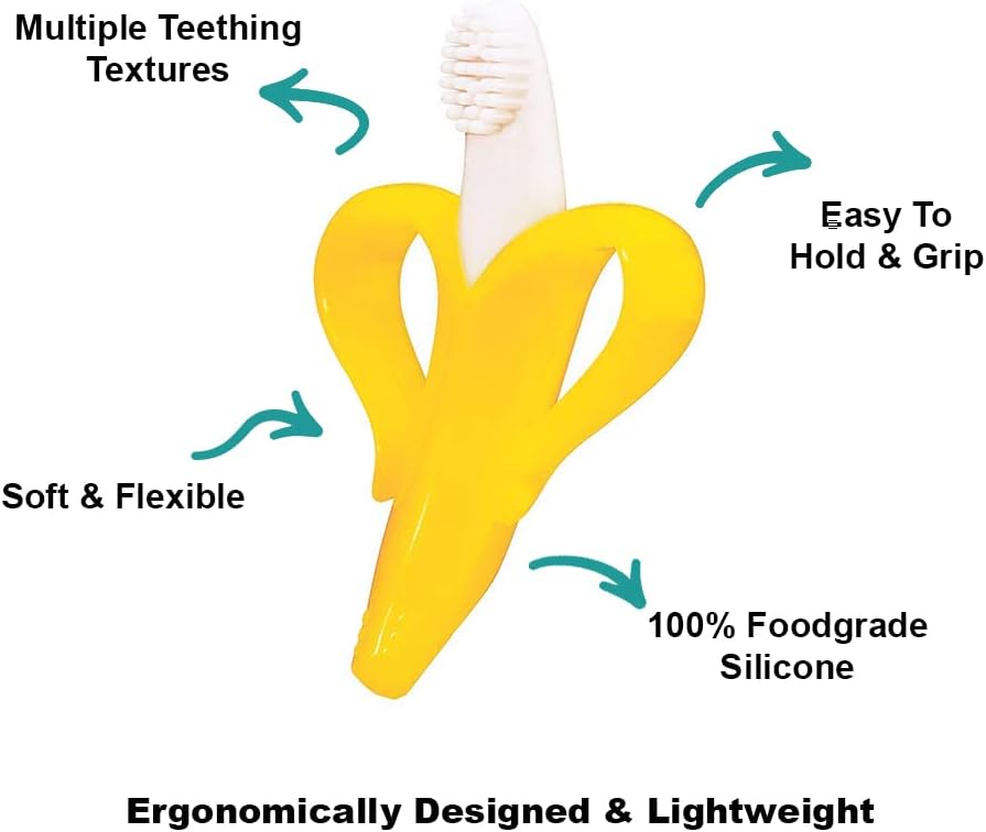 Little Angel Baby Silicone Soft Teething Toy - Banana