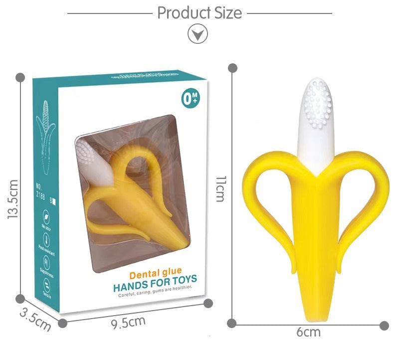 Little Angel Baby Silicone Soft Teething Toy - Banana