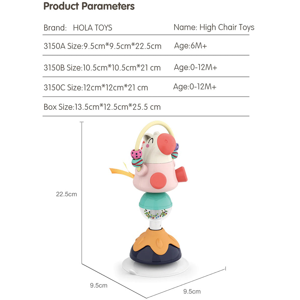 Hola Baby Toy Highchair Suction Cup