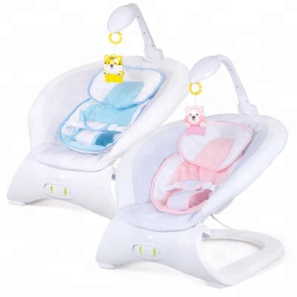 Little Angel - Baby Bouncer Chair Infant Recliner & Rocker - Pink