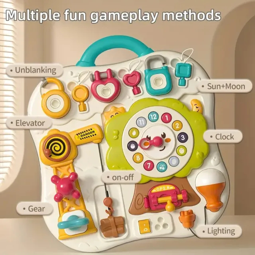 Goodway - Kids Interactive Educational Busy Board With Locks