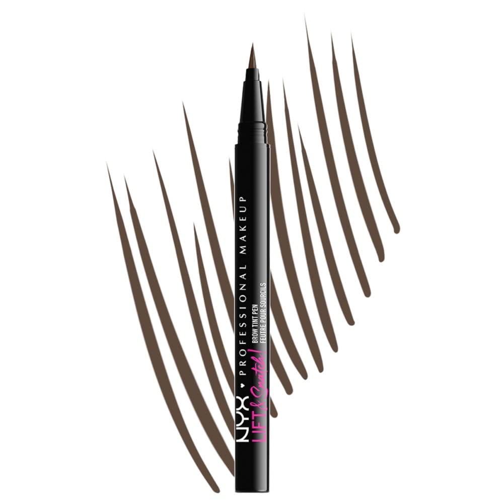 Nyx Professional MakEUp Lift & Snatch! Brow Tint Pen, Ash Brown 06 1ML LAS06