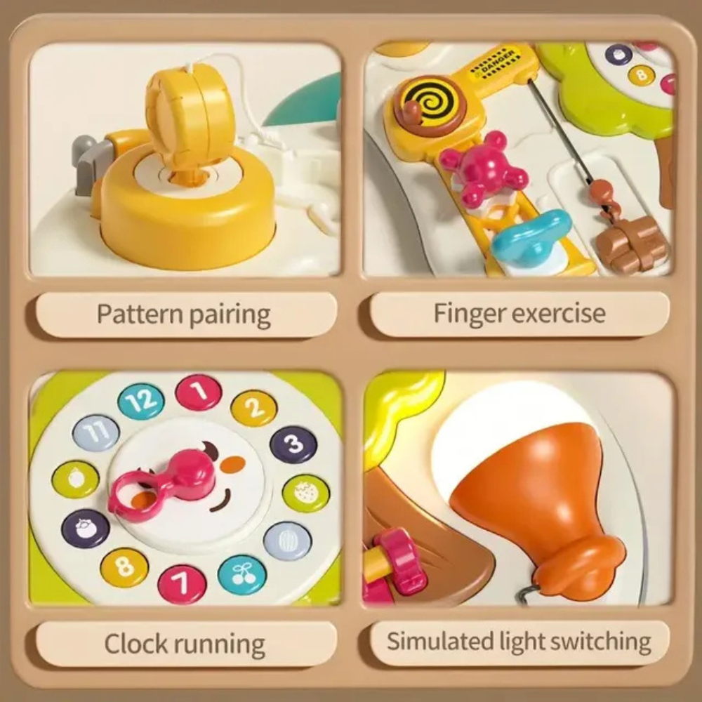 Goodway - Kids Interactive Educational Busy Board With Locks
