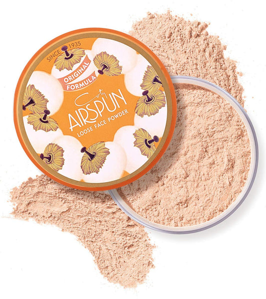 Coty Airspun Loose Face Powder 2.3 Ounce Honey Beige Light Peach Tone Loose Face Powder  65G