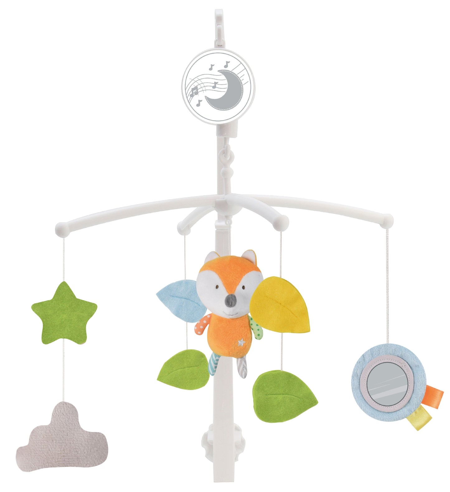 Konig Kids - Fox Musical Cot Mobile w/ Plush Hanging Toys