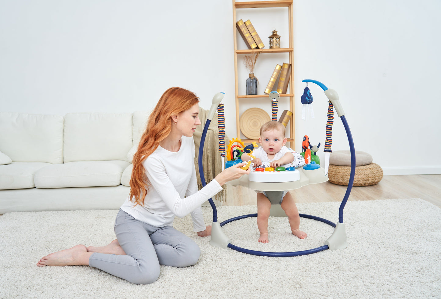 Konig Kids - Baby Jumper Activity Center with Music, Lights & Toys