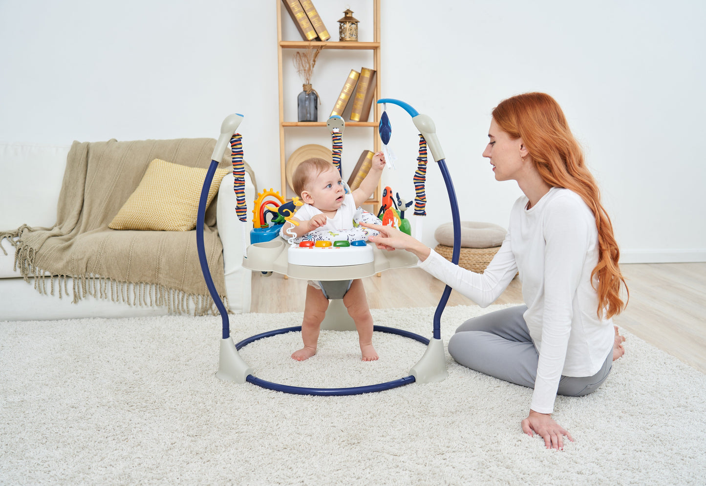 Konig Kids - Baby Jumper Activity Center with Music, Lights & Toys
