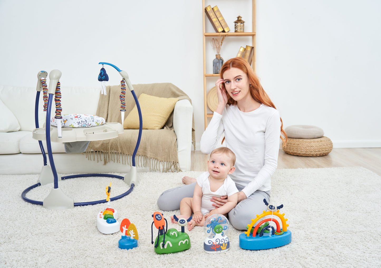 Konig Kids - Baby Jumper Activity Center with Music, Lights & Toys
