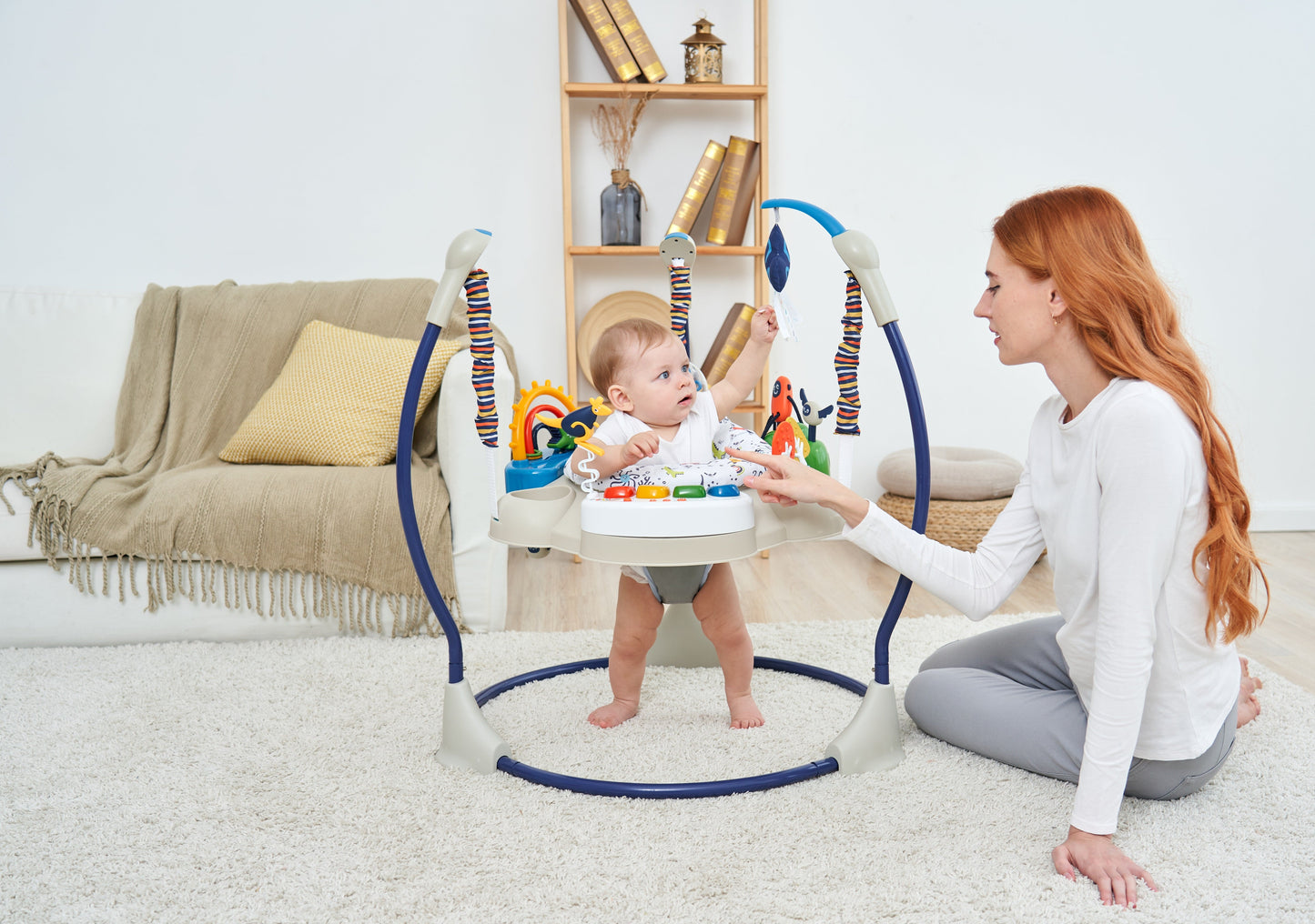 Konig Kids - Baby Jumper Activity Center with Music, Lights & Toys