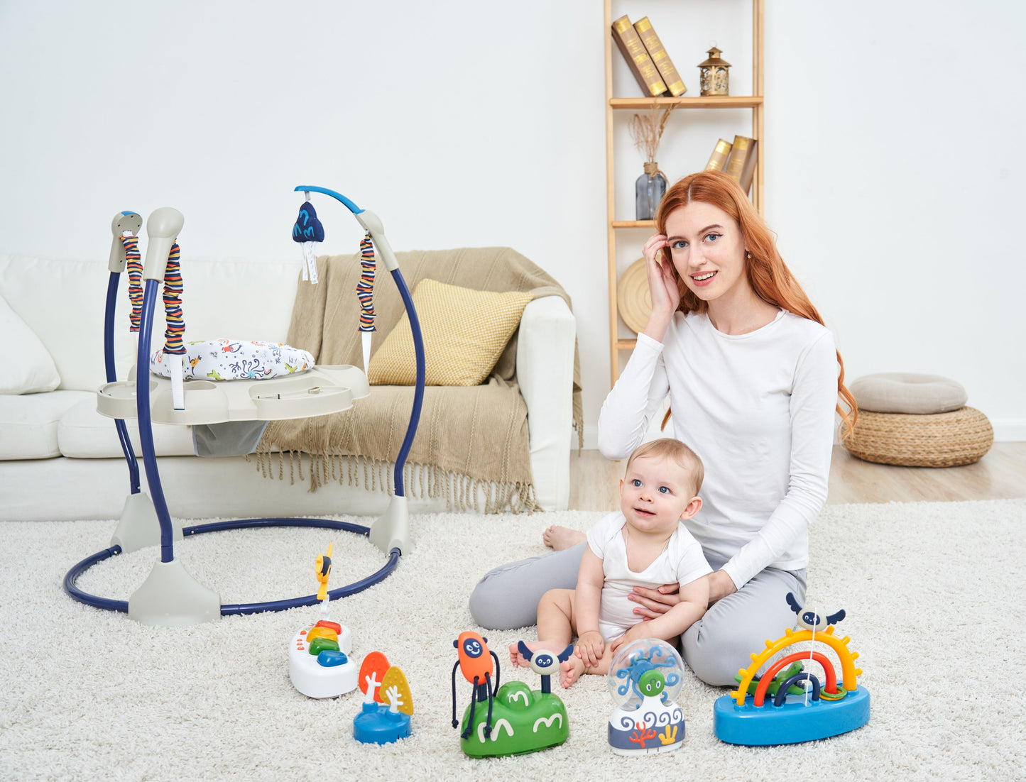 Konig Kids - Baby Jumper Activity Center with Music, Lights & Toys