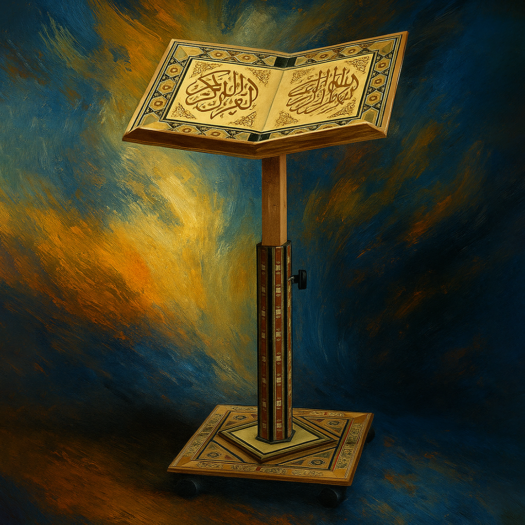 Damascene Mosaic Quran Stand