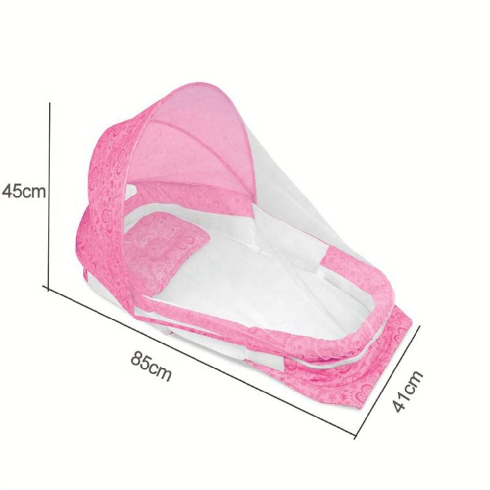 Little Angel – Baby Bed with Mosquito Net & Carry Bag