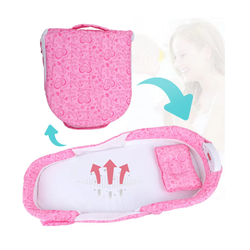 Little Angel – Baby Bed with Mosquito Net & Carry Bag