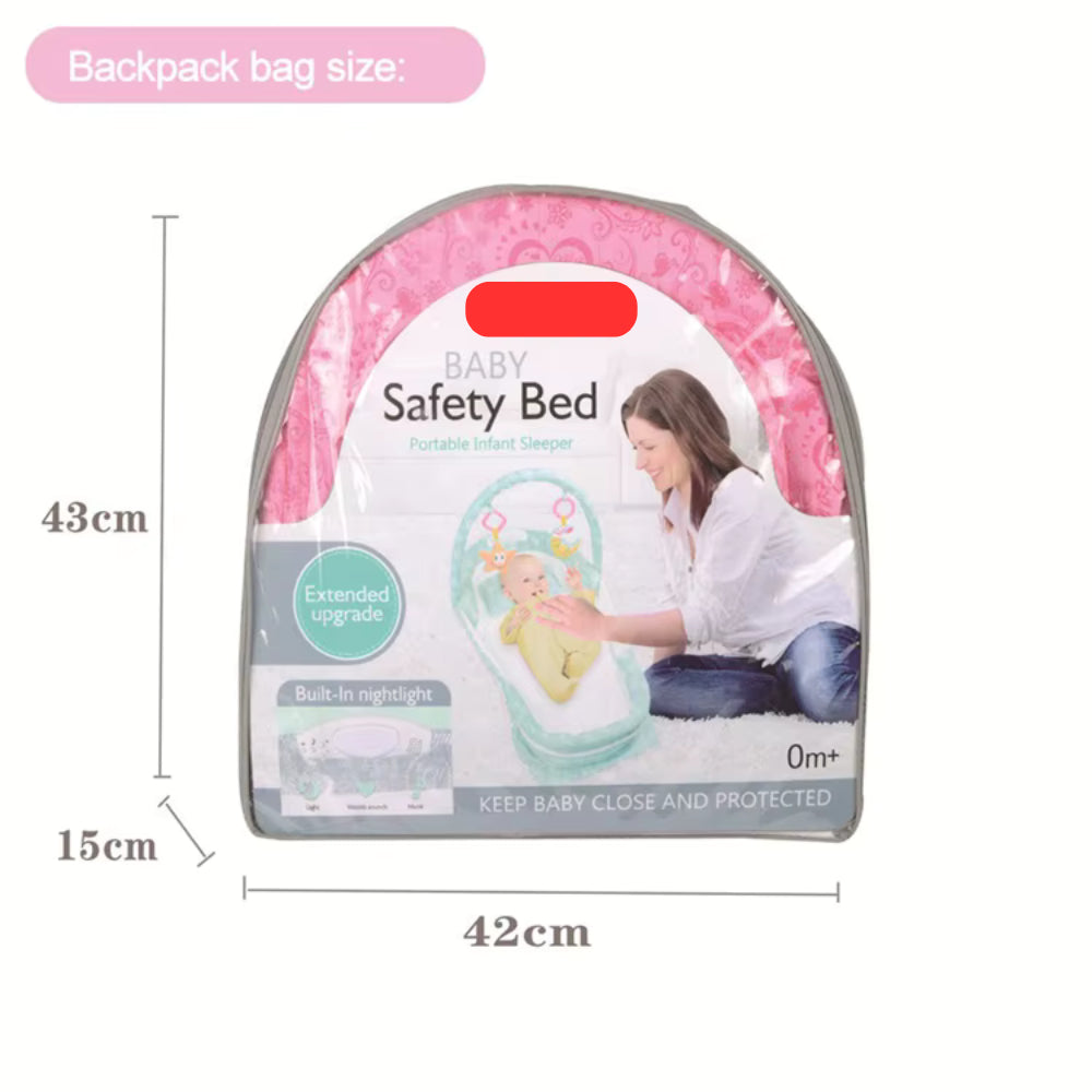 Little Angel – Baby Bed with Mosquito Net & Carry Bag