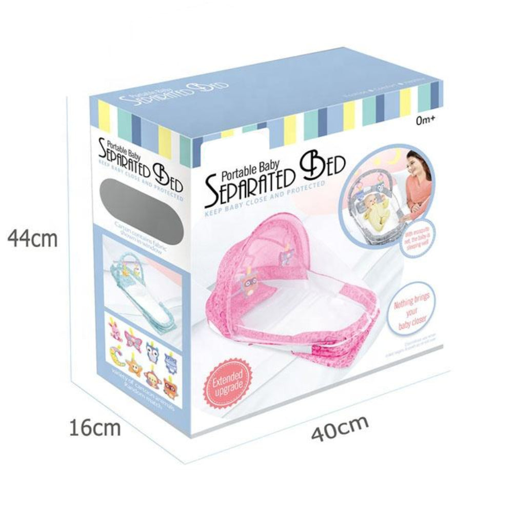Little Angel – Baby Bed with Mosquito Net & Carry Bag