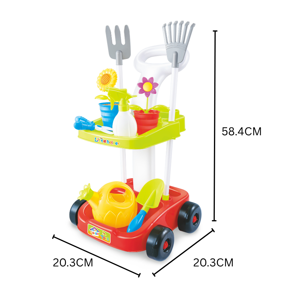 Little Angel - Kids Gardening Play Set Toy With Tools - Multi