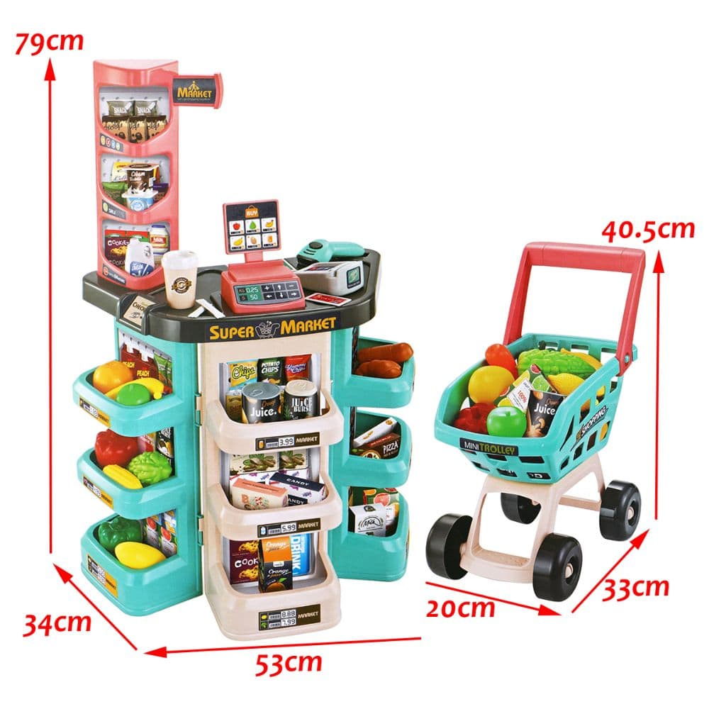 Little Angel Kids Supermarket with trolley